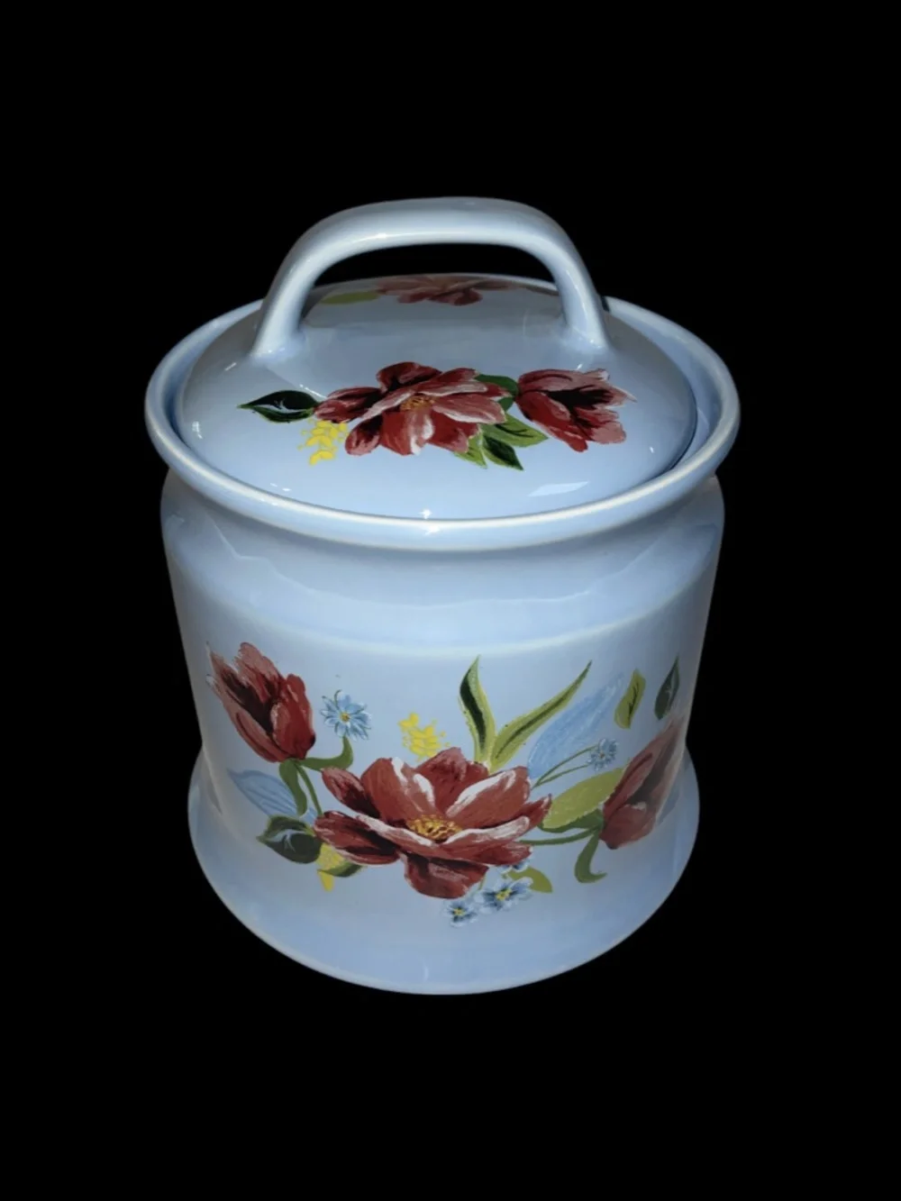 Pioneer Woman Fresh Garlic Keeper Floral Spring Bouquet Stoneware Cottagecore